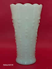 Vintage White Milk Glass Vase Approx 7