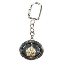 Schloss Schonbrunn Wien Spinner Keychain Silver And Gold Tone picture