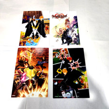 Vintage 2009 GameStop Kingdom Hearts 358/2 Days Pre Promo Postcard Set 4 Mint picture