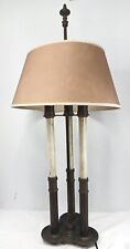 Vintage Stiffel Brass Bouillotte Candlestick Lamp with Shade 31