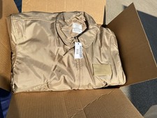 CWU-45/P US Issue Cold weather Flight Jacket Nomex- Glossy- X-Large- Tan- NEW picture