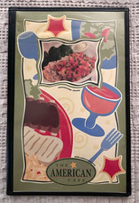 Vintage -  The American Cafe Restaurant Menu - 1990’s. Beautiful condition picture