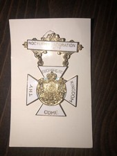 Nocturnal Adoration Society Medal Pin Catholic Silent Prayer Eucharist picture