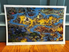 Signed Xavier Atencio Pirates of the Caribbean Disneyland Ride Art picture