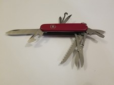 Victorinox Red Fieldmaster Swiss Army Knife Scissors Opener Screwdriver Hook Saw picture