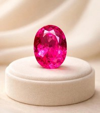 Pink Ruby 9.20 Ct Natural Burma Oval Cut Loose Gemstone Certified picture