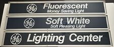 Vintage Advertising Signs GE Lighting Double Sided   48