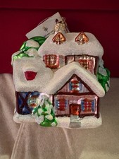 VTG Christopher Radko DAINTY ALPINE FROSTVILLE Christmas Inn Ornament picture