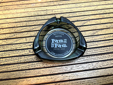Vintage Bellevue Hotel San Francisco Pam Pam Coffee Shop Ashtray Glass Black picture
