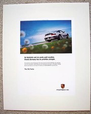 PORSCHE OFFICIAL 911 996 TURBO OFFICIAL SHOWROOM POSTER 2003 USA EDITION picture