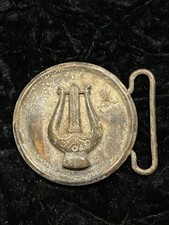 Original 19th Century Military Musicians Belt or Sash Buckle Relic picture