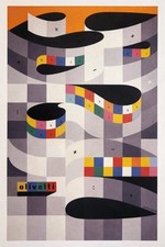 🖼️ Olivetti Vintage Art Poster - Stunning 1960s Retro Design 24x36” - Premium picture