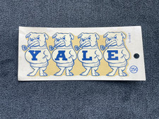 VTG Yale Decal Pipe Smoking Handsome Dan Angelus Pacific Co Unused picture