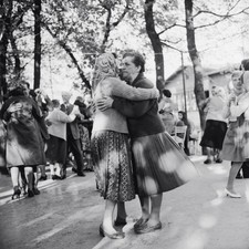 Public entertainment Two women are dancing Photography Around 1960- Old Photo picture