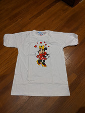Vintage 80s NEW w/ TAGS Disney Minnie Mouse Short Sleeve Shirt Medium picture