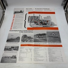 Vtg International Harvester Tractor TD-14A Diesel Crawler Sales Brochure POSTER picture