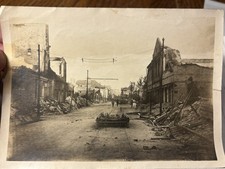 Vintage Original Tulsa Oklahoma 1921 Tulsa Race Massacre Ruins Street Photograph picture