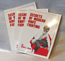 SECRETS OF MODERN KNIFE FIGHTING NEW 3 COPY SET picture