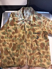 REPRO WWII USMC Marines Reversible P-42 Camo Frogskin HBT Jungle Jacket picture