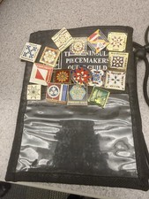 16 Vintage Quilt Festival Enamel Pin Lot Mid Atlantic Guild Tennessee picture