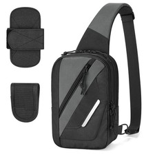 CVLIFE CCW Sling Bag for Men, Tactical EDC Concealed Carry Chest Pack picture