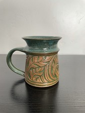 Susan Brown Freeman Pottery Ceramic Mug Hand Thrown Signed 1994-1999 picture
