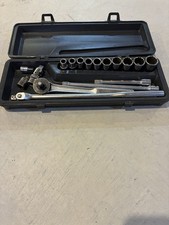 ๐บ๐ธ Vintage Craftsman 1/2โ Drive Socket Set Series V And Patent 17 Pieces, Case picture