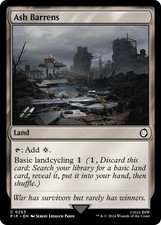 Ash Barrens [Fallout] Magic MTG picture