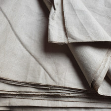 12 metres heavy weight vintage cotton fabric, oatmeal cotton, 90cm wide picture