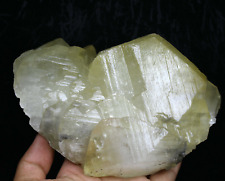 3.25lb Natural Yellow Calcite Quartz Crystal Cluster Mineral Specimen China picture