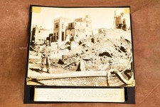Amritsar India Partition Riot Damage Rubble 8⅜×8 1947 AP Wire Photo V34 picture