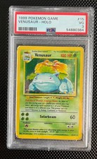 Venusaur Holo 15/102 Game Pokemon PSA 3 Vg picture