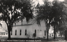 Vintage - First Presbyterian Church Wildwood Florida RPPC Postcard - P31 picture