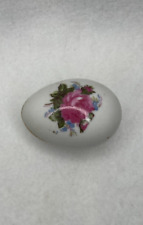 Vintage Shackman Copyright Hand Painted Porcelain Easter Egg Trinket Box Japan picture