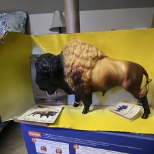 Breyer American Bison #381 Golden Sorell Buffalo 12 Inches. picture