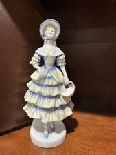 Royal Doulton MEG HN 2743 Figurine in Blue Purple Dress 8.25