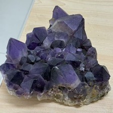 5.3LB A+Large Natural Amethyst Cluster Crystal Geode Specimen Healing Decor picture