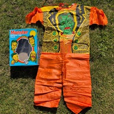 Vtg 1973/1975 Ben Cooper Frankenstein Costume & Box ONLY Universal Monsters picture
