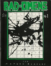 1990 Bad-Omens Magazines Issues 1 & 2 Mature Readers - High Grade Copies picture