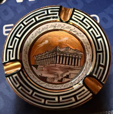 Greek Parthenon--Ashtray --Hand Made In Greece---3 3/4