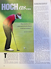 1989 Golfer Scott Hoch illustrated picture