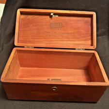 Vintage Lane Cedar Trinket Box Salesman Sample Hinged NO KEY Bronx Furniture picture