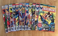 Run of *12* INHUMANS (1975): #1-12 *Complete Set* Grade Vary/Read Details... picture