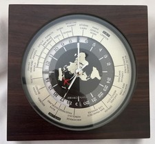 VTG Seiko Quartz World Clock 🕰️ QZ877B 24-Hour Japan 1970’s Airplane 2nd Hand picture