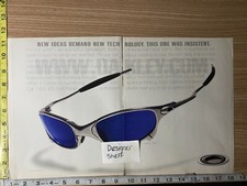 Oakley Sunglasses X Metal Juliet 2 Page 2001 Magazine Print Advertisement picture