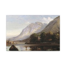 Johann Hermann Carmiencke - Hudson River at Cold Spring - Canvas Wall Art picture