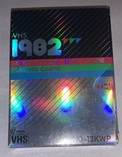 Kings Wild Project VHS 1982 Holographic Edition Playing Cards- Limited Edition picture