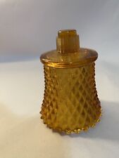 Lady Love Crystal votive candle sconce holder Amber Gold picture