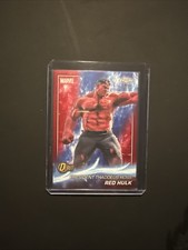 2025 Topps Marvel Studios #171 Red Hulk Debut /5 Red Color Match picture