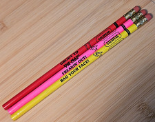 Lot of 3 - Vintage Valley Girl Speak - Valspeak Pencils - Unused - Unsharpened picture